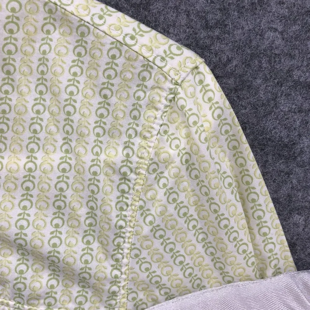 Gap Girls XXL 14-16‎ Long Sleeve Button Up Shirt Lightweight Lime Utility Floral